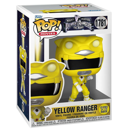 Funko Pop! Movies: Mighty Morphin Power Rangers The Movie: Yellow Ranger Glow in th Dark Vinyl Figure #1781
