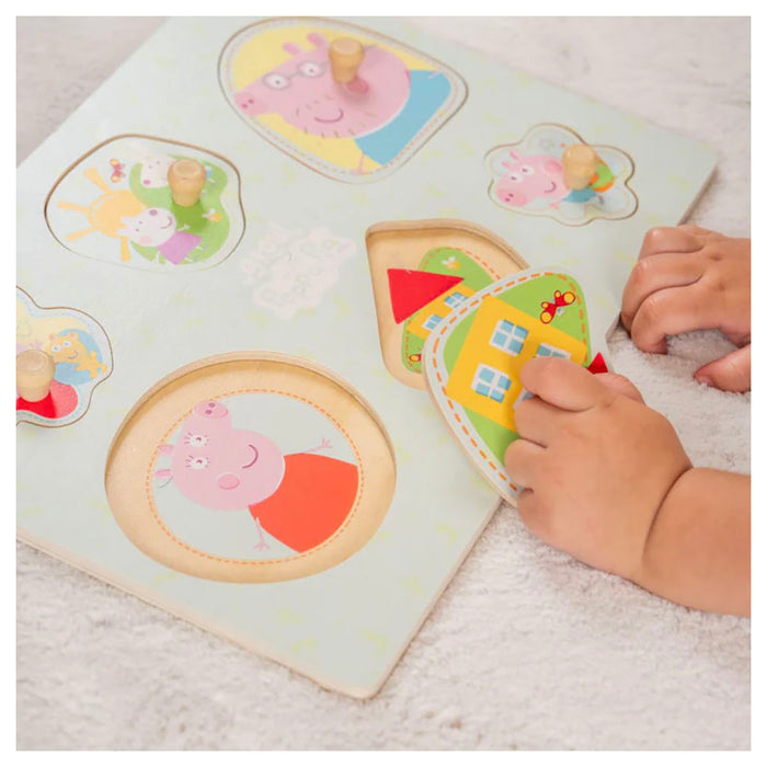 Peppa Pig Wooden Puzzle Set