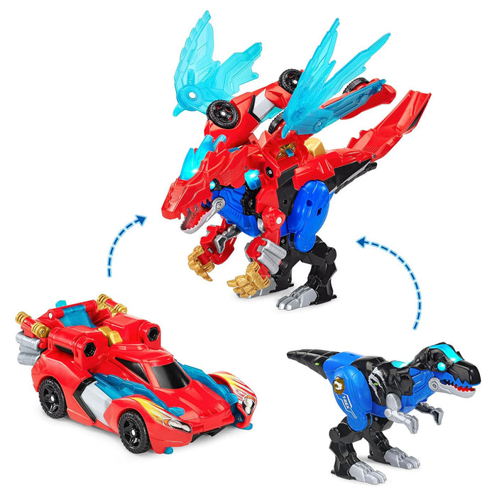 Vtech Switch & Go Dinos Armour Up Dragon T-Rex 