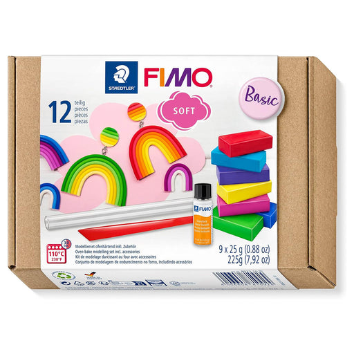 Staedtler FIMO Soft Oven-Bake Modelling Clay Basic Set 225g