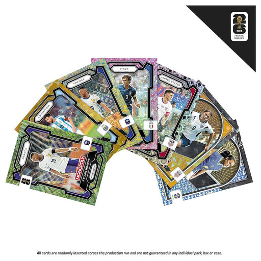 Monopoly Panini Prizm FIFA World Cup 2026 Trading Cards (6 Pack Box)