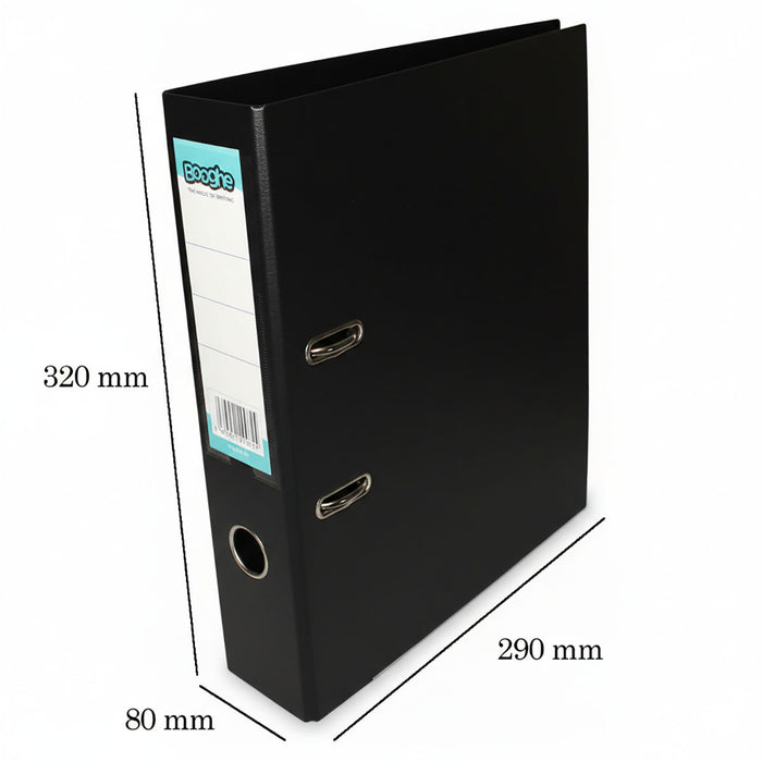 Lever Arch A4 File Black 10 Pack