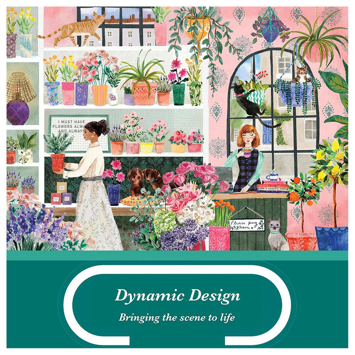 Falcon de luxe The Flower Studio 1000 Piece Jigsaw Puzzle