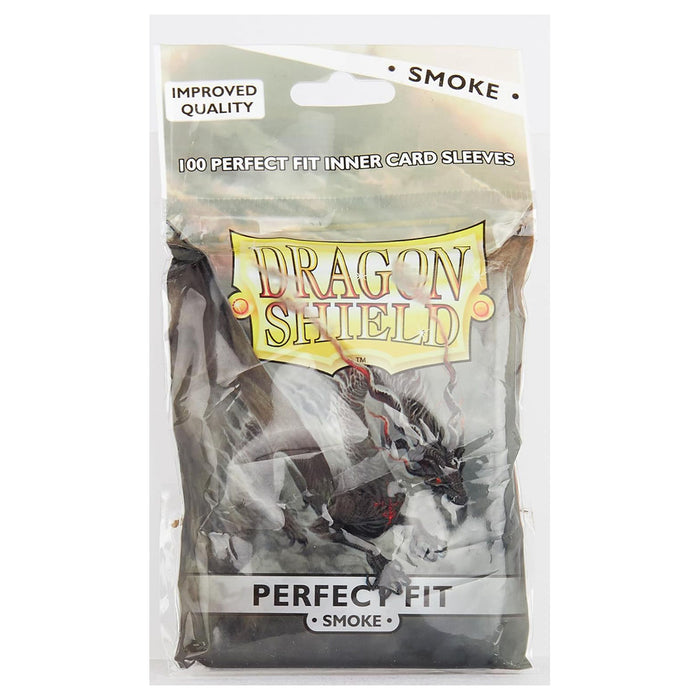Dragon Shield Perfect Fit Smoke Toploading Inner Card Sleeves (100 Pack)