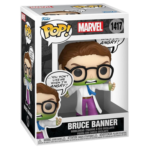 Funko Pop! Marvel: Bruce Banner (Don't Make Me Angry!) Bobblehead Figure #1417