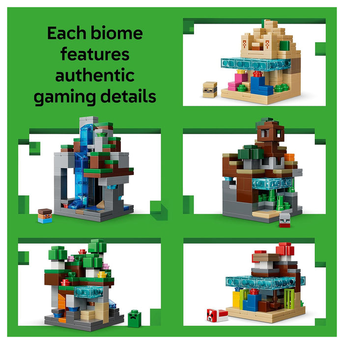 LEGO Minecraft Mini Biomes Building Set