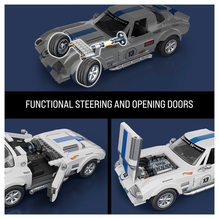 Hot Wheels Corvette Grand Sport Building Set