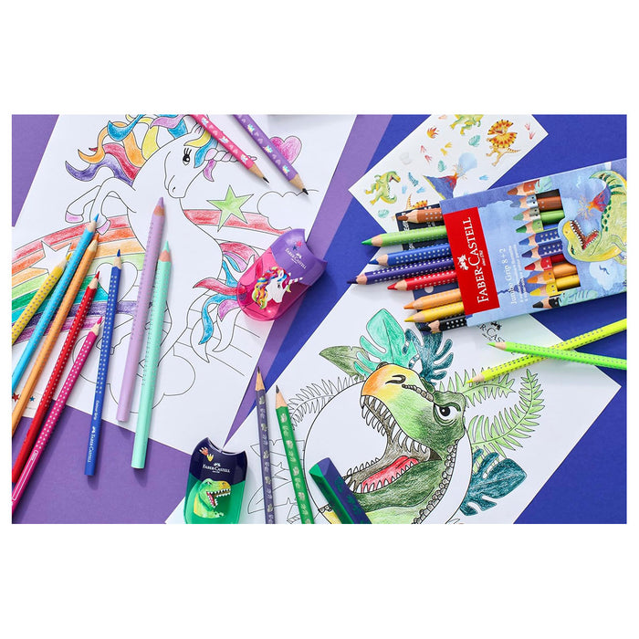 Faber-Castell Dino Graphite Pencil & Eraser Set