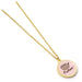 Pusheen the Cat Logo Pink Enamel Necklace