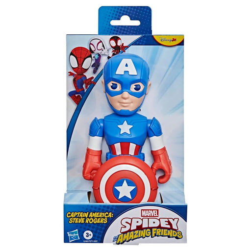 Marvel Spidey and his Amazing Friends Captain America: Steve Rogers 9" Figure 