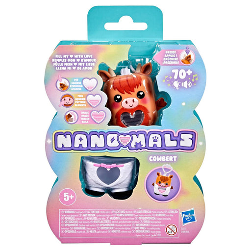 Nano-mals Cowbert the Highland Cow Interactive Pet