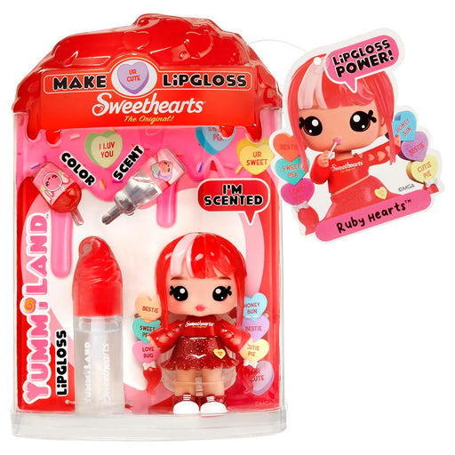 Yummiland Sweethearts Ruby Hearts Doll Lipgloss Kit