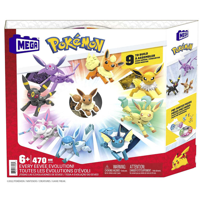 MEGA Pokémon: Every Eevee Evolution Building Set 