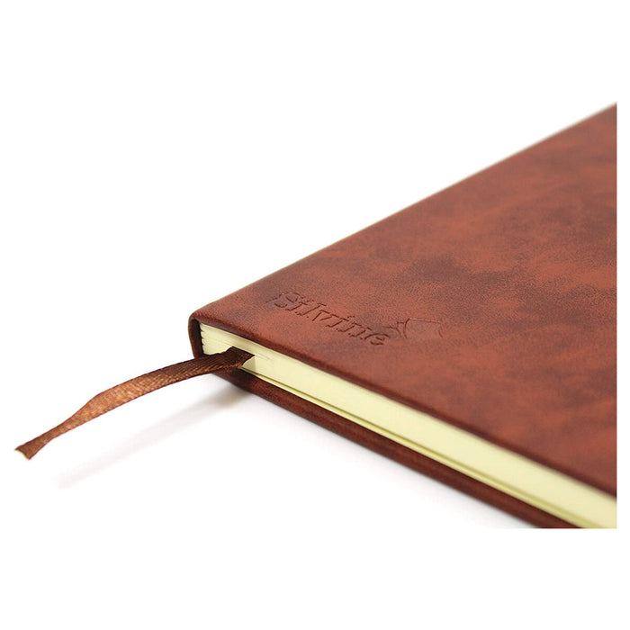 Silvine Executive Soft Feel Tan A4 Notebook Lined 160 Pages