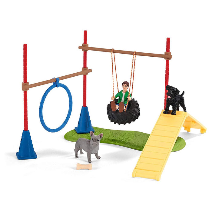 Schleich Farm World Puppy Agility Training Playset