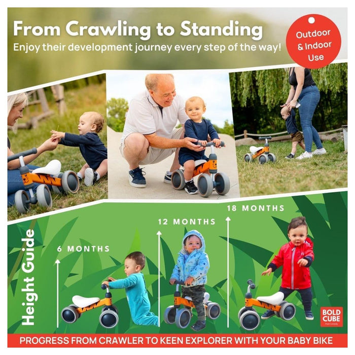 Boldcube Baby Ride-On Bike Benny Tiger