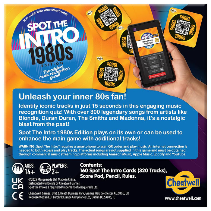 Spot the Intro 1980s Edition Game