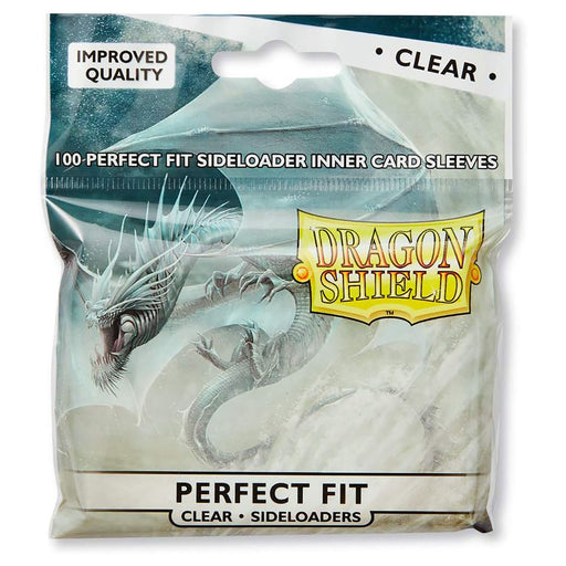  Dragon Shield Perfect Fit Clear Sideloader Inner Card Sleeves (100 Pack)