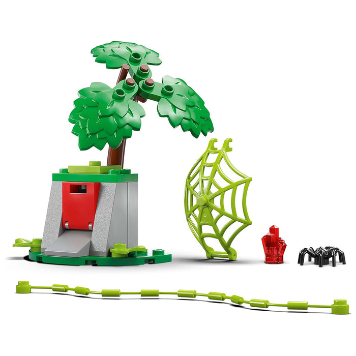 LEGO Marvel Spidey and his Amazing Friends Spin and Electro Dinosaur Vehicle Chase Building Set