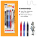 Zebra Z-Grip Gel Pen Black, Blue, Red Ink - 3 Pack