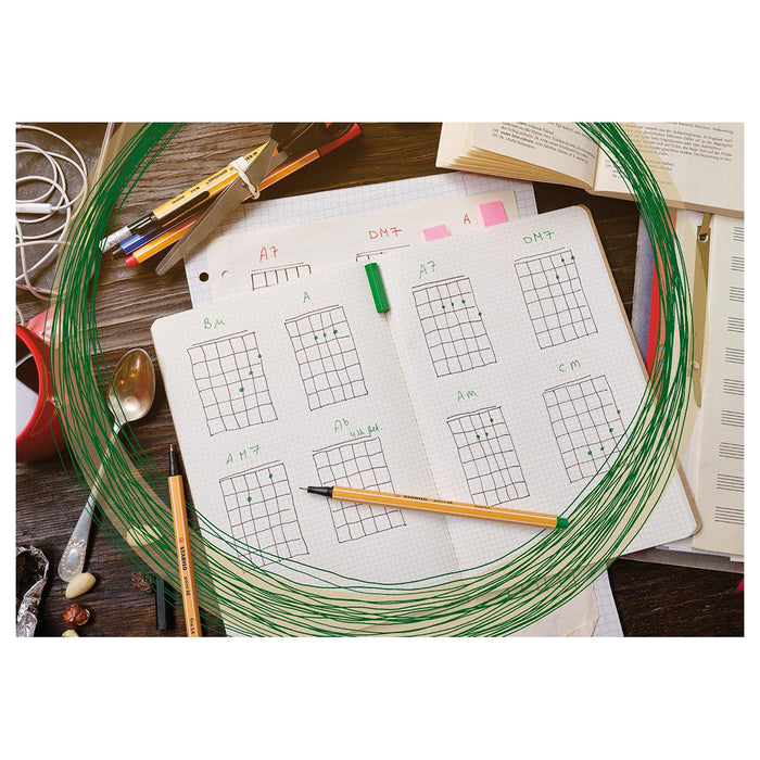 STABILO point 88 Fineliner Pen in Assorted Colours (10 Pack)