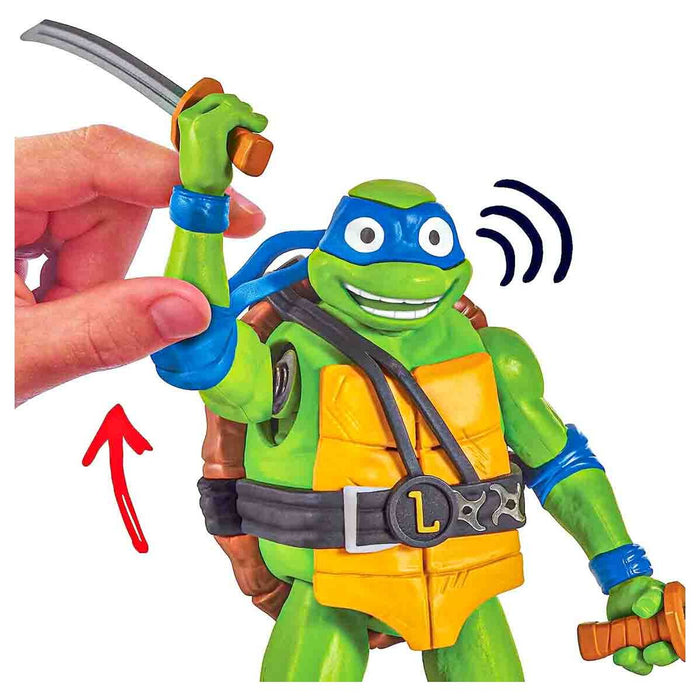 Teenage Mutant Ninja Turtles Mutant Mayhem Ninja Shouts Leonardo Action Figure