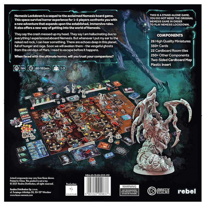 Nemesis: Lockdown Board Game