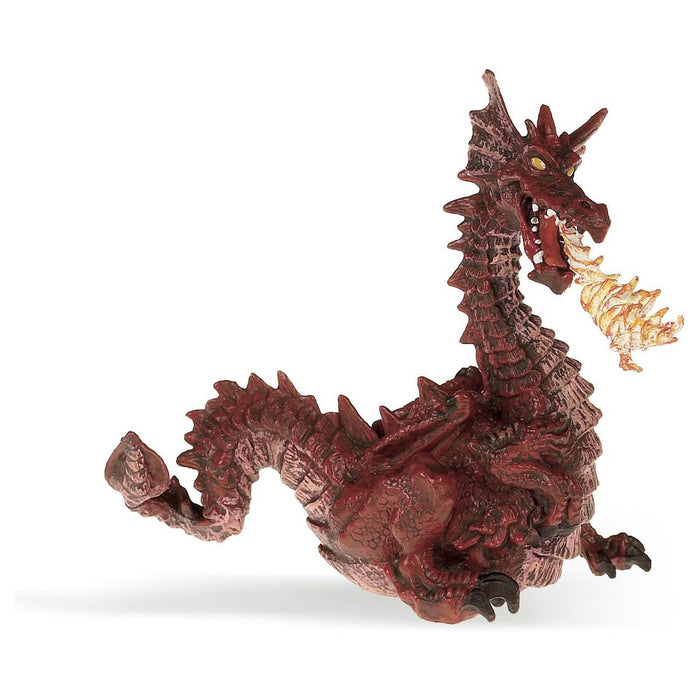 Papo Red Dragon with Flame Figure