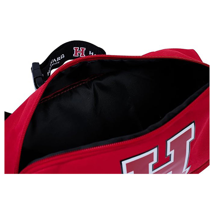Cross body bag featuring iconic Harvard branding