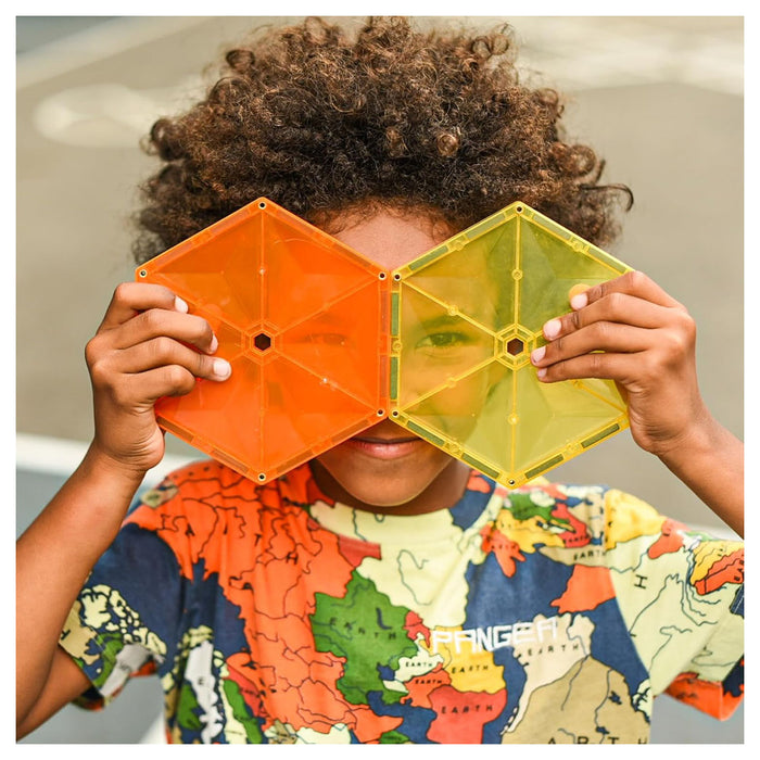 Connetix Magnetic Tiles Rainbow Geometry Pack 30 Pieces