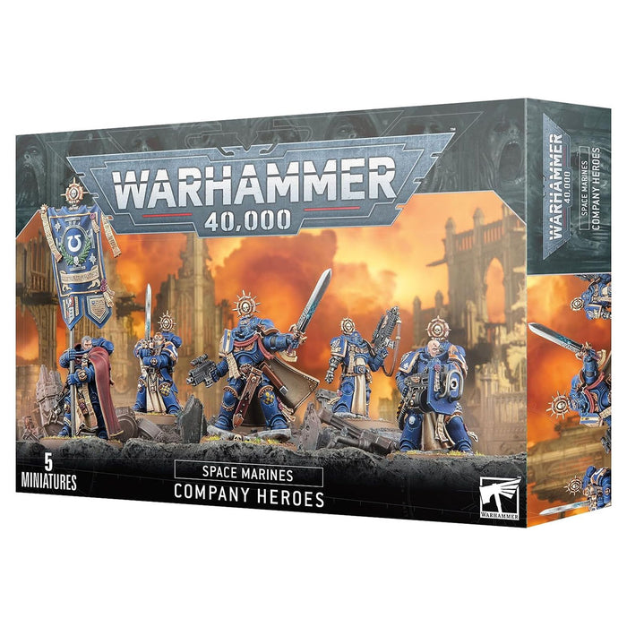 Warhammer 40,000 Space Marines: Company Heroes Miniatures Set
