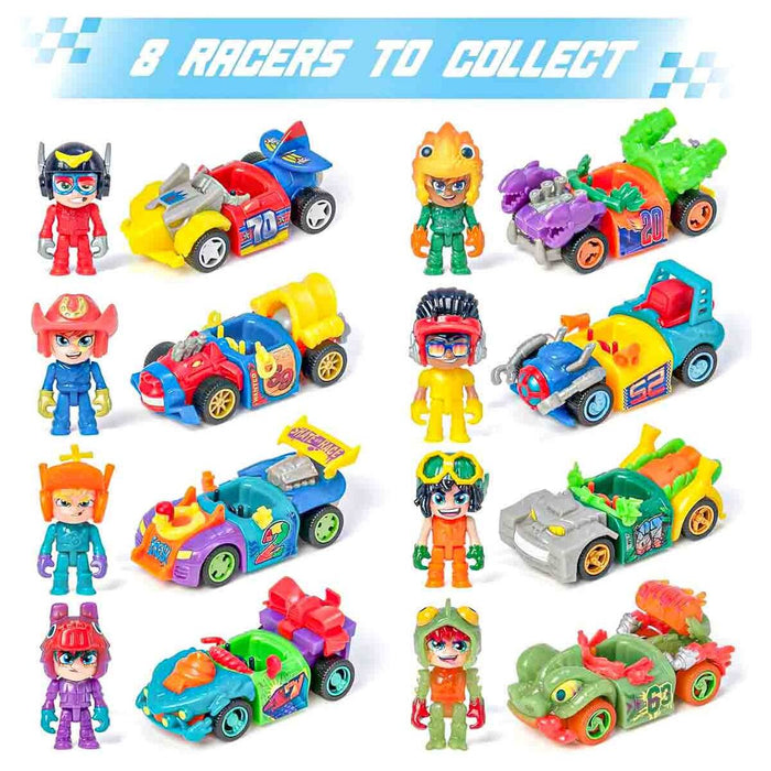 T-Racers Turbo Tuning Teams Mix and Race Colour Rush Series (styles vary)