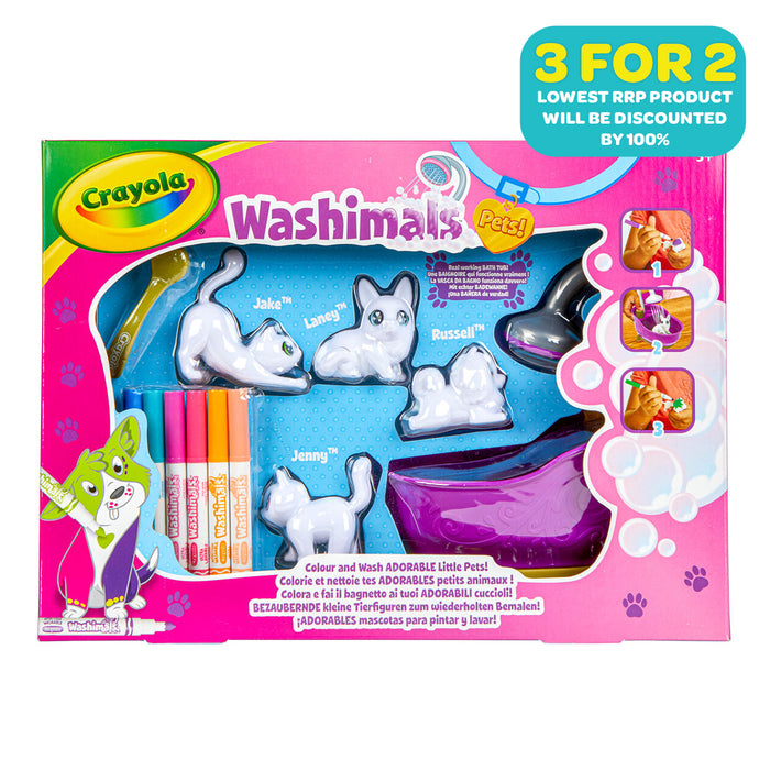 Crayola Washimals Pets Bathtub Set