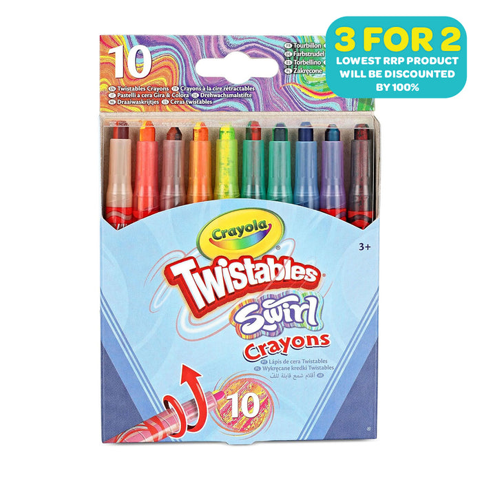 Crayola 10 Twistable Swirl Crayons