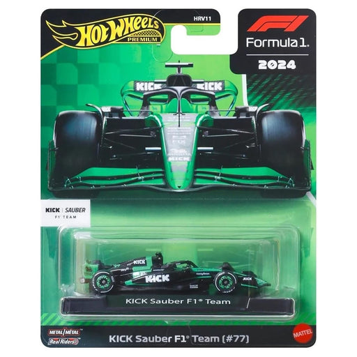 Hot Wheels F1 2024 KICK Sauber F1 Team Car (#77)