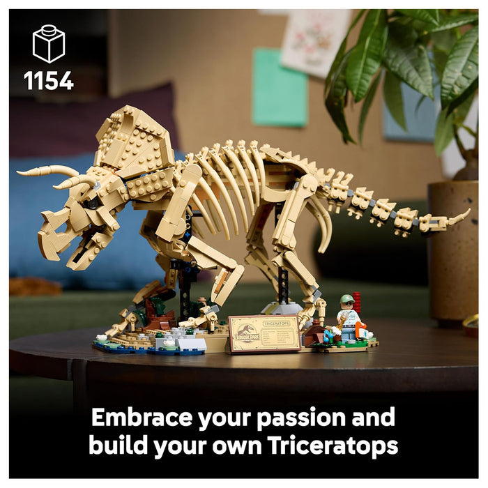 LEGO Jurassic World Triceratops Fossil Set