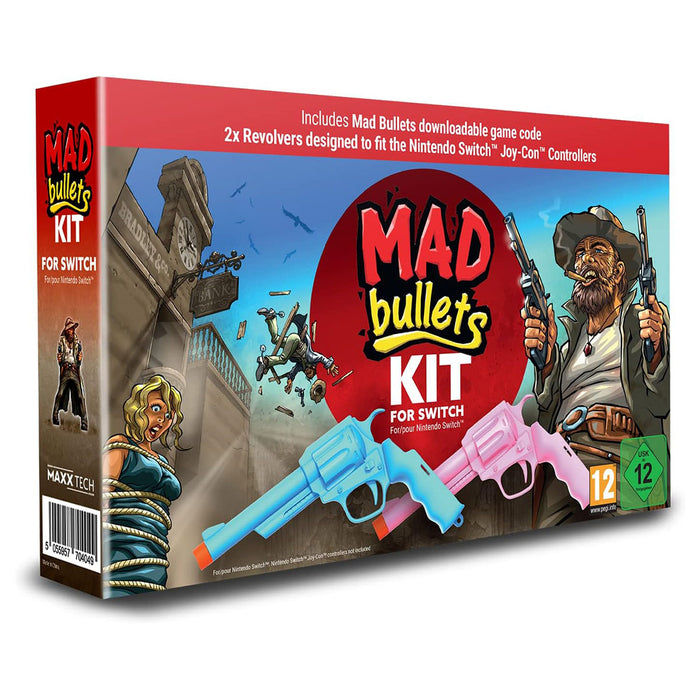 Maxx Tech Mad Bullets Kit for Nintendo Switch 2 & 1 Video Game