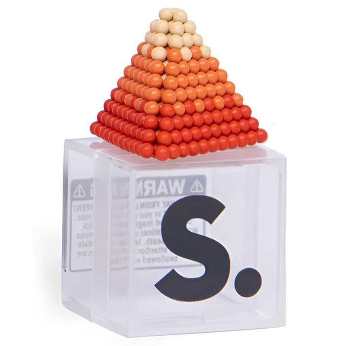 Speks Pixel 1 Up Orange Spectacularly Magnetic Fidget Toy