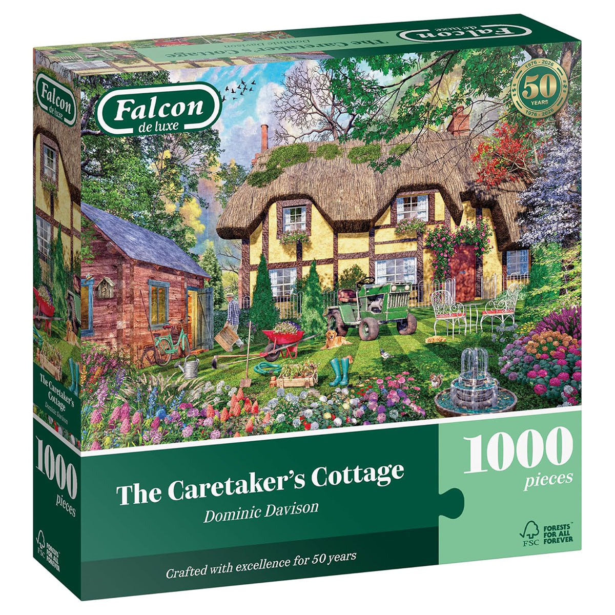 Falcon de luxe The Caretaker's Cottage 1000 Piece Jigsaw Puzzle — Booghe