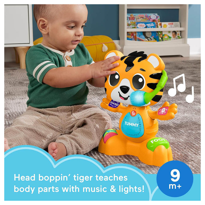 Fisher-Price Link Squad Bop & Groove Tiger Interactive Learning Toy