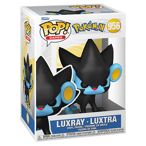Funko Pop! Games: Pokémon Luxray Vinyl Figure #956 in a window display box