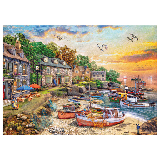 Falcon de luxe Harbour Cottages 1000 Piece Jigsaw Puzzle
