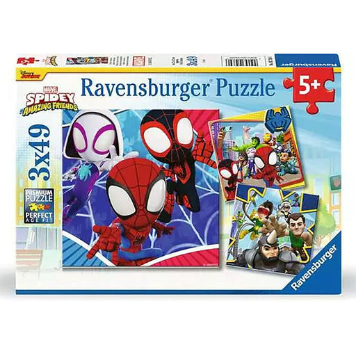 Ravensburger Marvel Spidey & his Amazing Friends 3 x 49 Piece Jigsaw Puzzles