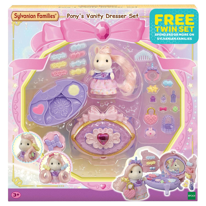 Sylvanian Families Pony's Vanity Dresser Set