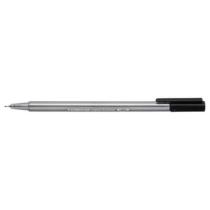 Staedtler Triplus Fineliner Black Pens (6 Pack)