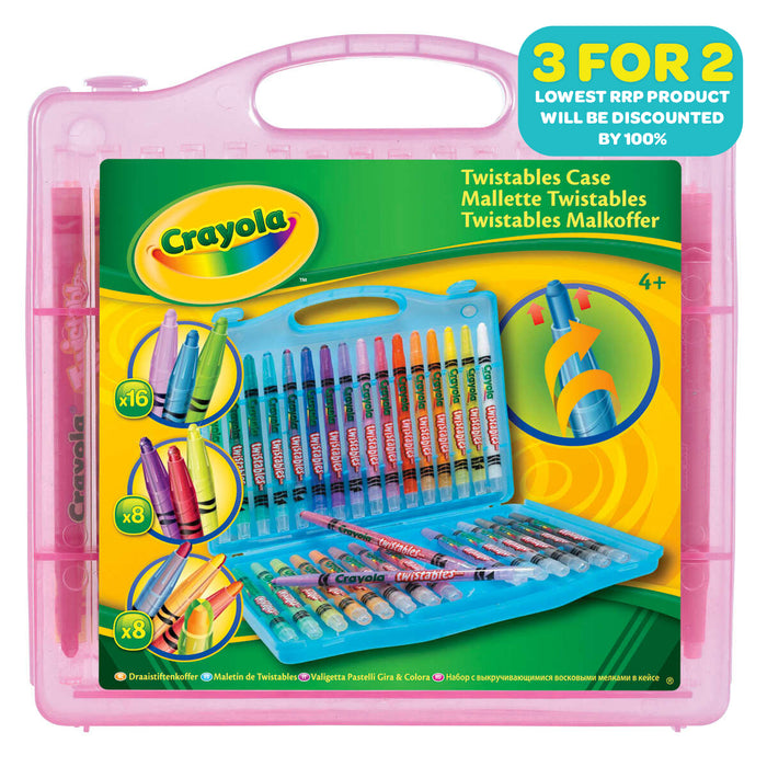 Crayola Twistables 32 Crayons Case (styles vary)