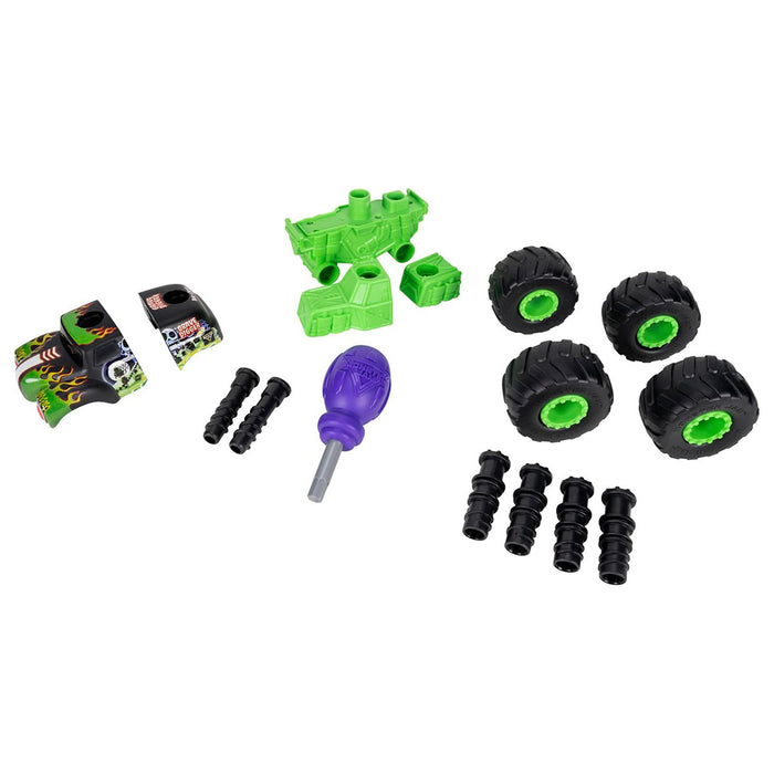 Monster Jam Monstruction Grave Digger Buildable Vehicle
