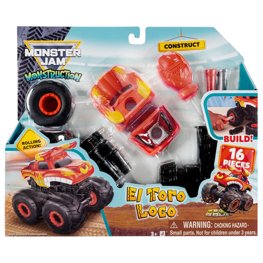 Monster Jam Monstruction El Toro Loc Buildable Vehicle