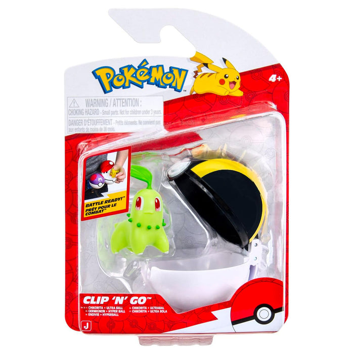 Pokémon Clip 'N' Go Chikorita with Ultra Ball