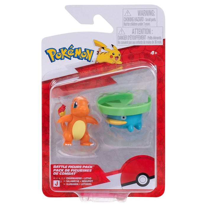 Pokémon Charmander & Lotad Battle Figure Pack